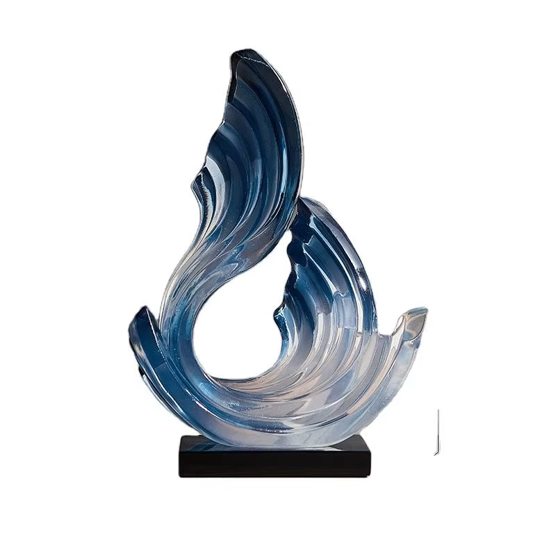 Modern Artistic Minimalist Resin Ornaments Bookshelves TV Cabinets Office Desktop Decoration Interior Art Design Sculpture Craft detail