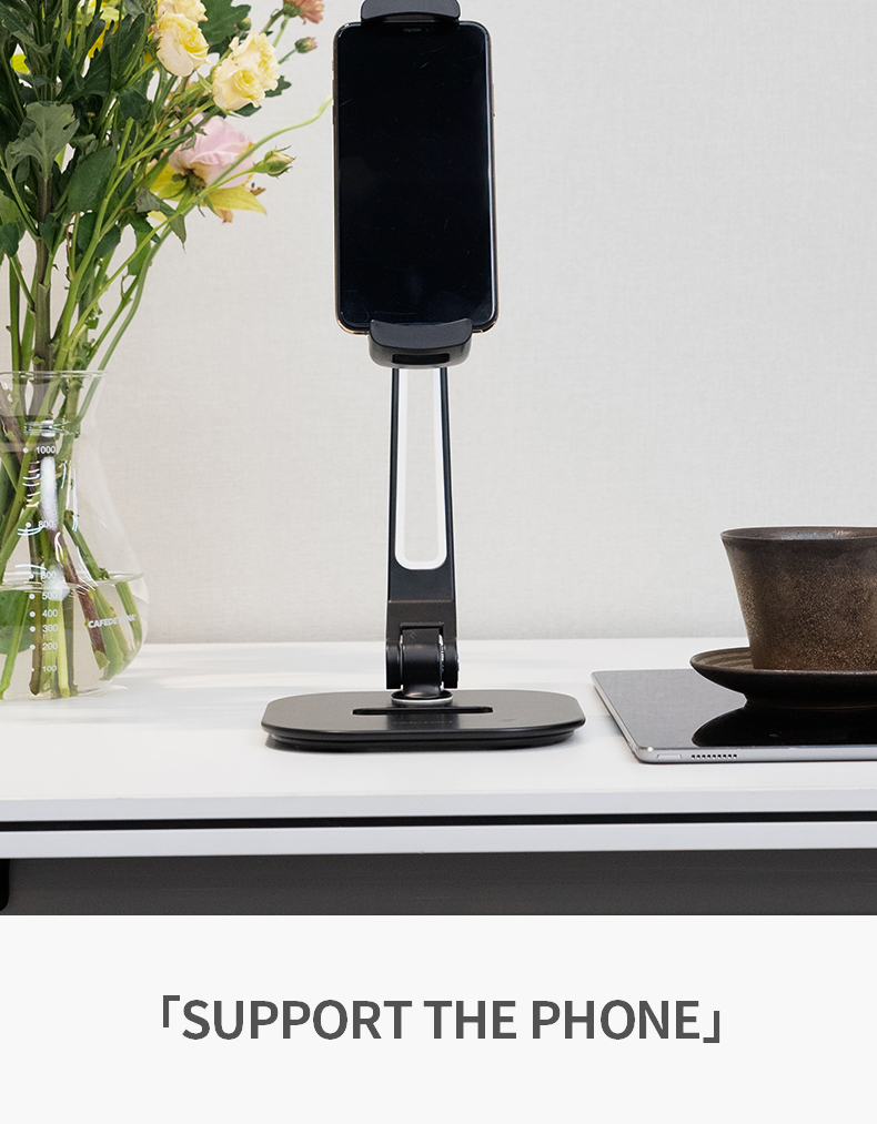 Phone Holder Tablet Stand Aluminium Stand 360 Rotation Aluminum+Plastic  Mobile Accessories  Laptop Free Hands OEM ODE detail