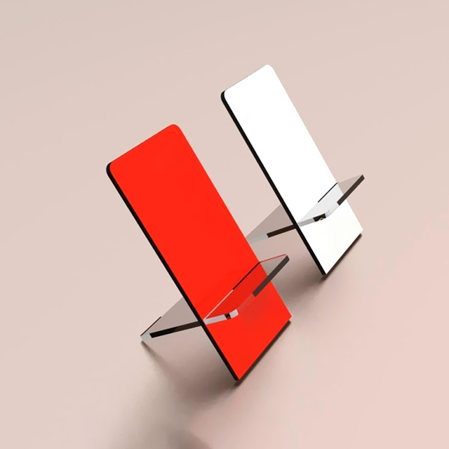 Premium Transparent Acrylic Phone Holder Stand Customizable Supplier Holder Adjustable Foldable Design Bulk Wholesale Plastic detail