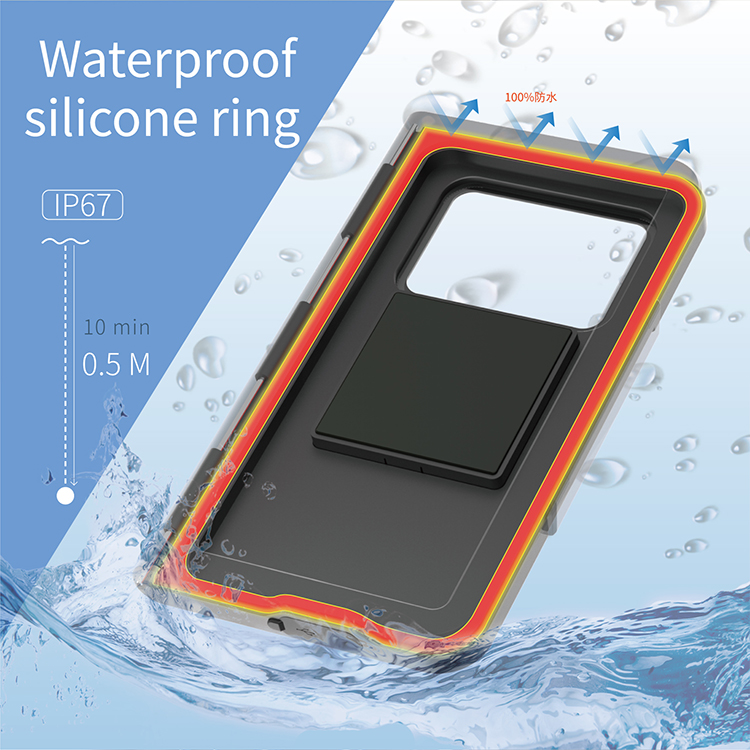 ODIER ODM Portable ABS Phone Holder Waterproof Motorbike Car Cellphone Stand Electric Motor Bicycles Compatible Box Packaging detail