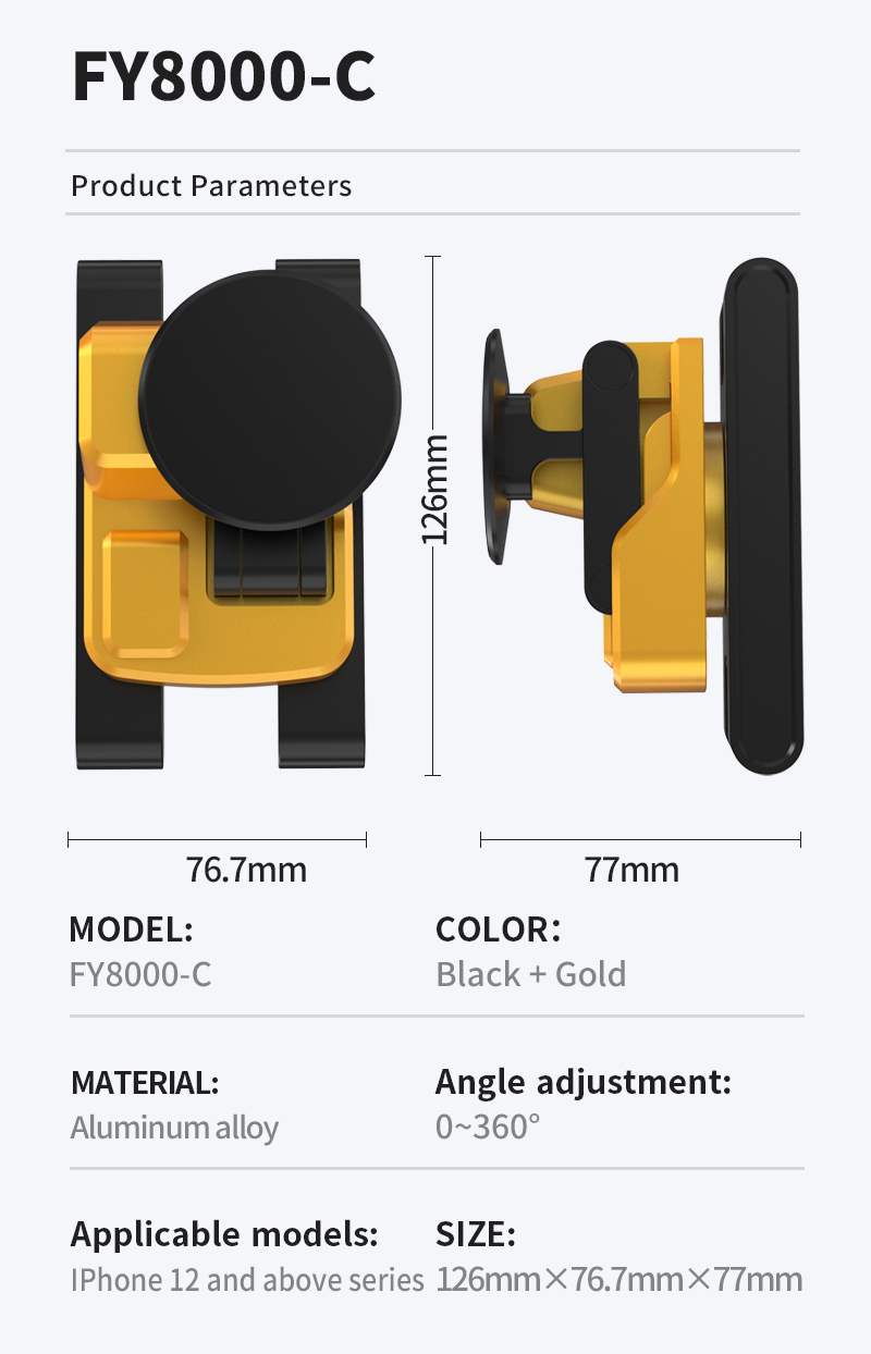 Strong Construction Vehicle Phone Stand Aluminium Alloy Excavator Desk Holder for iPad Magnetic Mount Smart Tracking Flexible detail