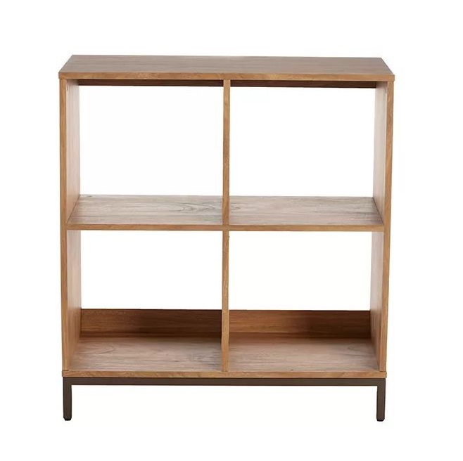 Modern Mango and Acacia Wood Storage Organizer Display Shelf Rack Adjustable Wood Desktop Bookshelf product view