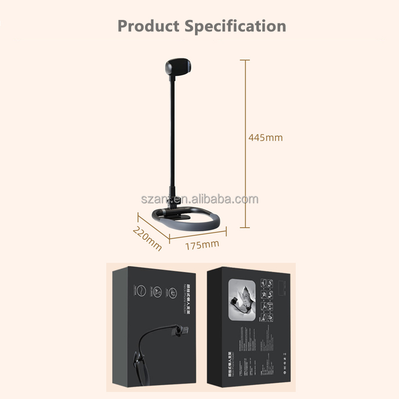 Universal Smart Mobile Phone Stand, Hanging on Neck Cell Phone Mount Holder, Lazy Cell Phone Holder detail