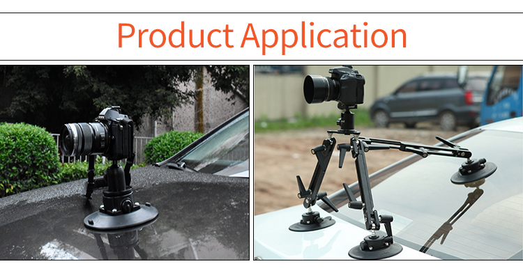 4.5 Inch Suction Cup Phone Holder Vacuum M6 M8 1/4"20 Metal Aluminium Hand Pump Strong Cups for Glass Marble Fixing Camera detail