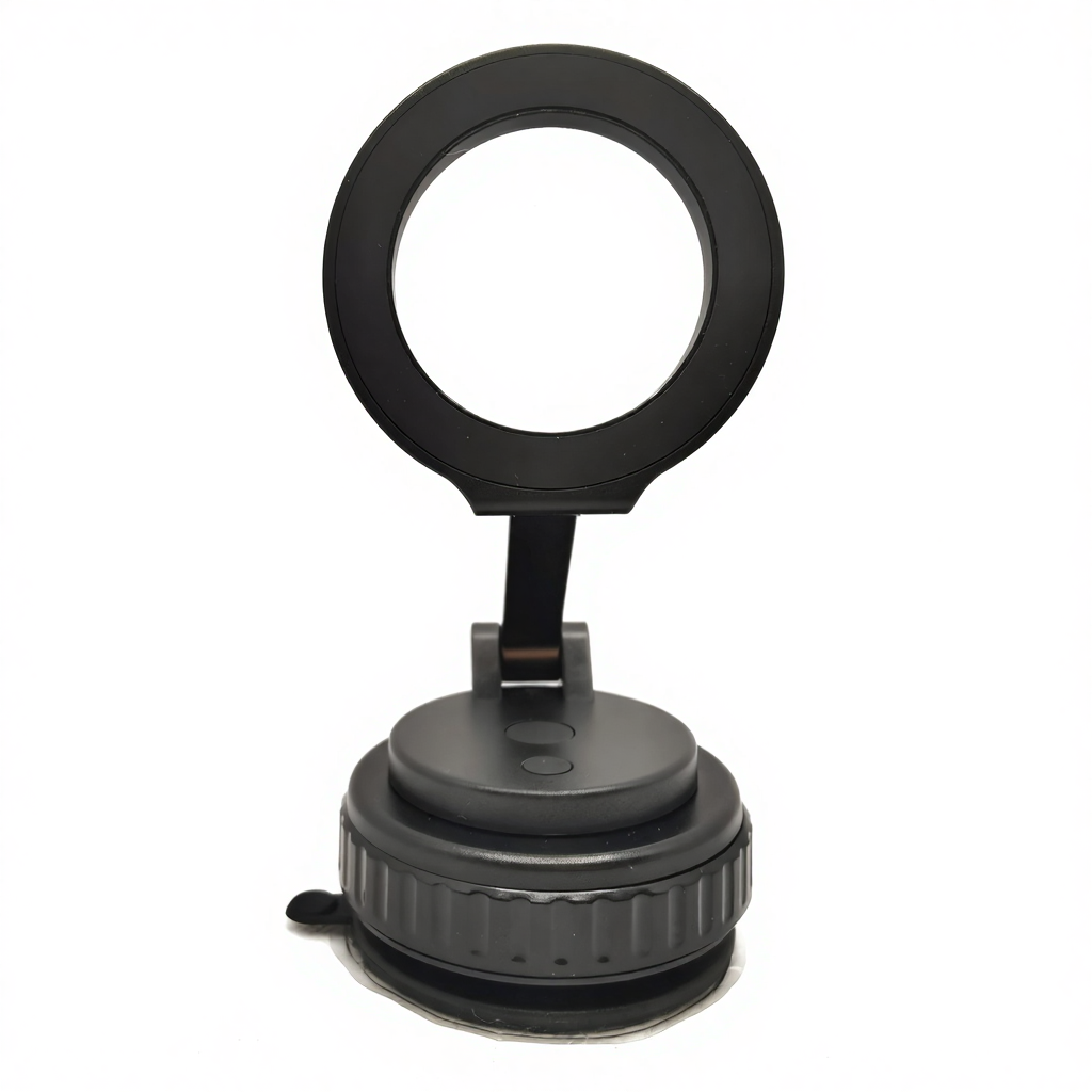 Custom Flexible Car Phone Holder Magnetic with Vacuum Suction Cup for Dashboard Desk Windshield 360 Degree Rotation Mobile Stand