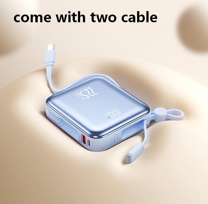 2026 New PD 22.5W/15W Wireless Power Bank High Capacity 10000mAh Ultra Slim Mini Portable Fast Charging with Type-C Input logo detail