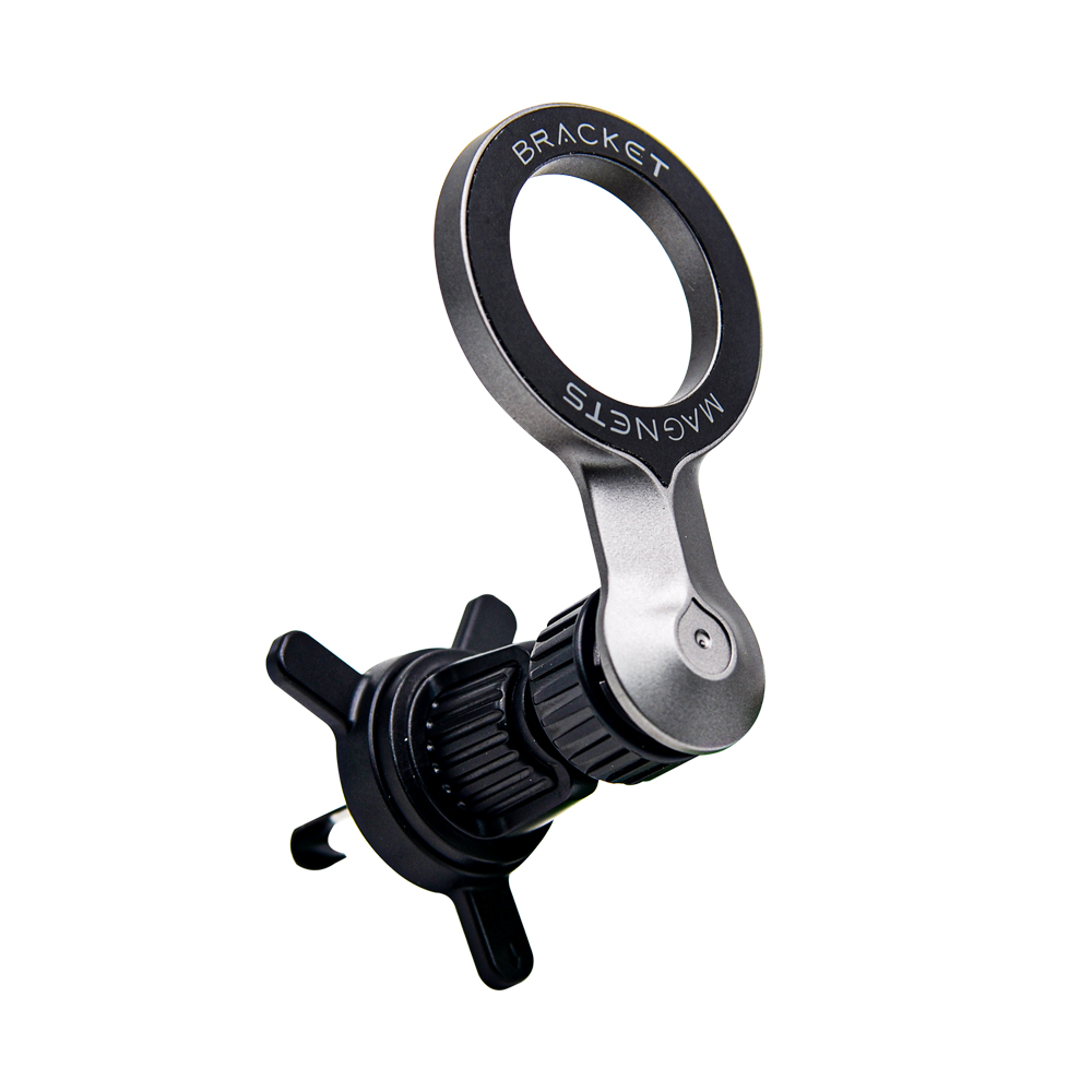 Universal Magnetic Car Mount Aluminium Alloy Phone Stand Compatible with Mobile Air Vent Car Holder Portable product view