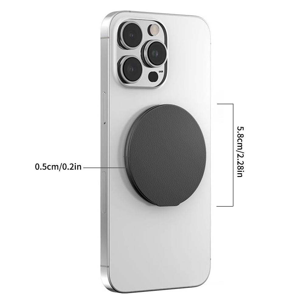 Portable Magnetic Phone Grip Stand Foldable Metal Kickstand Ring Holder in Stock Wholesale OEM product view