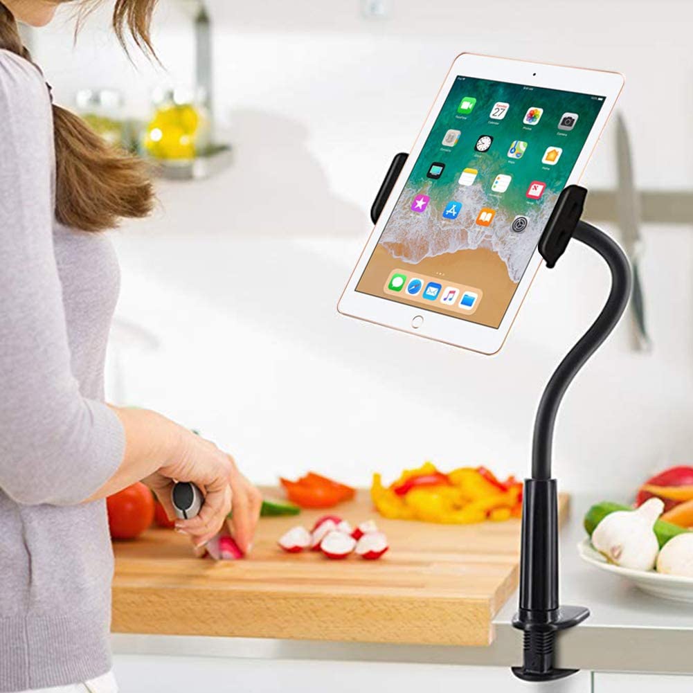 Tablet Stand Holder for Bed Adjustable Gooseneck Phone Holder Flexible Phone Holder for IPad, Samsung Tab, Switch, Kindle detail