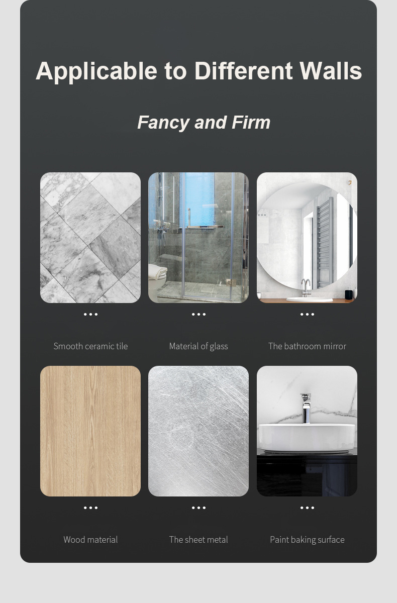 Bulk Supply Waterproof Bathroom Phone Case Stand ABS Phone Holder in Shower Anti-Fog HD Touch Screen Adhesive Tape Wall Mount detail