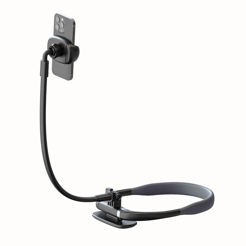Universal Smart Mobile Phone Stand, Hanging on Neck Cell Phone Mount Holder, Lazy Cell Phone Holder