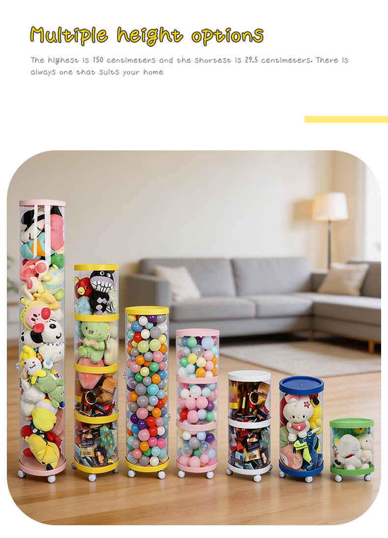 Premium Black Foldable Multifunctional Minimalist Stackable Eco-Friendly PET+PP Toy Storage Holder Office Stationery Kids detail