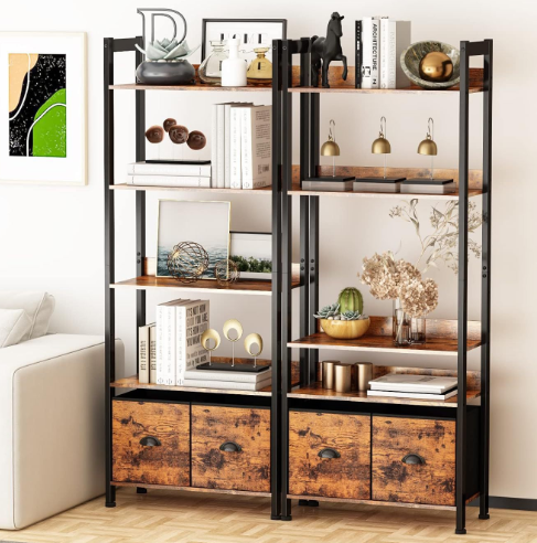 The Corner Bookshelf Desktop Storage Rack Is Suitable for the Living Room detail