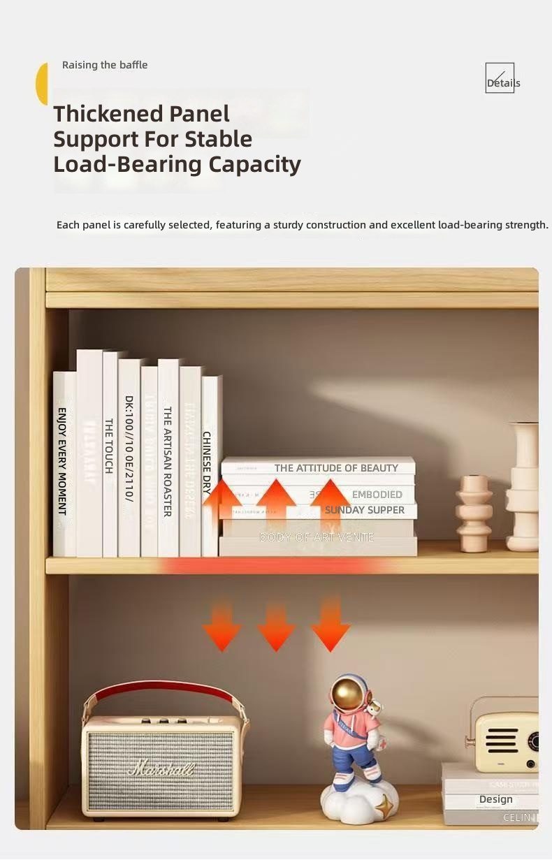 New Desktop Shelf Kitchen Bedroom Living Room Storage Bookshelf detail