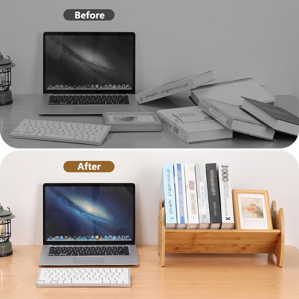 Bookshelf Bookstands Kids Desktop Simple Multi-functional Shelf Bedside Small Table Top Bookshelf product view