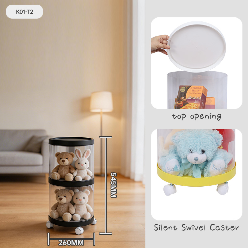 Premium Black Foldable Multifunctional Minimalist Stackable Eco-Friendly PET+PP Toy Storage Holder Office Stationery Kids product view