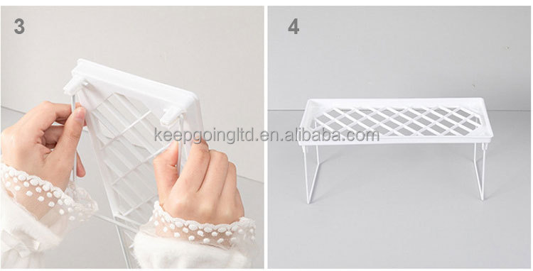 Tabletop Bookshelf  Display Shelf Desktop Organizer Shelf Storage Rack detail