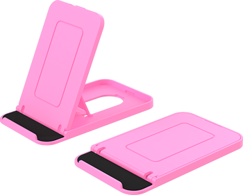 Portable Flexible Plastic Phone Stand with Adjustable Angle for PC Desk Office Home Use Lightweight Compact Easy to Carry product view