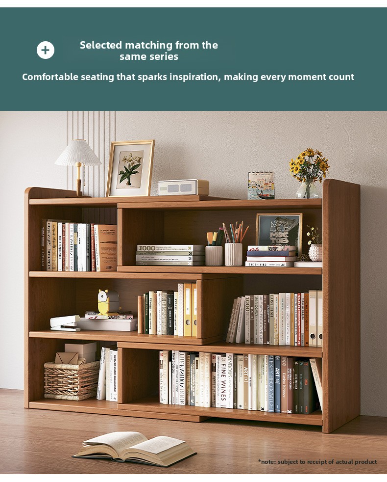 Custom Modern Desktop Extendable Bookshelf Storage Rack Standing Storage Cabinet Office Simple Student Home Small Bookcase detail