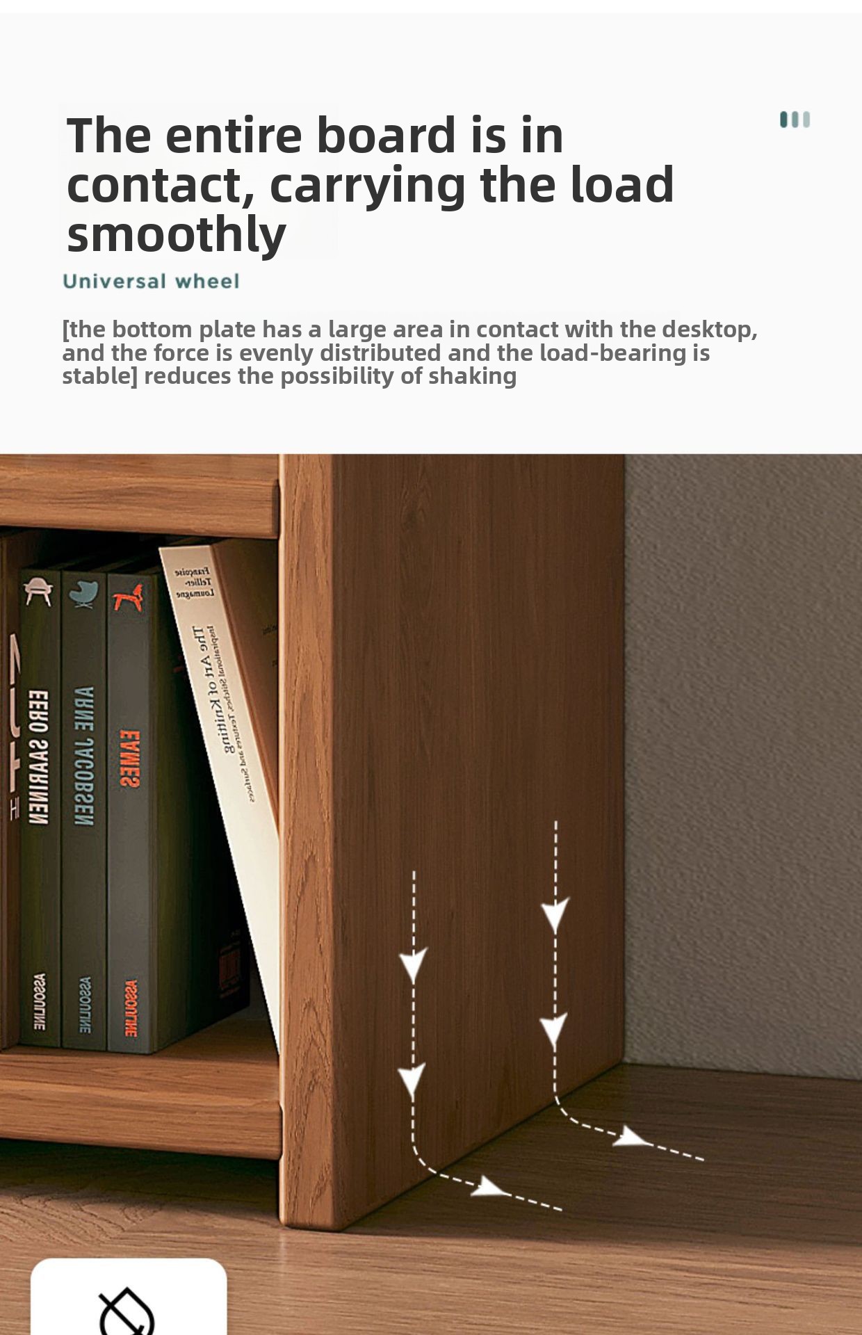 Bamboo Wood Multi-Layer Desktop Bookshelf Small Storage Rack Organizer for Office Home Student Study Bookcase Custom Logo OEM detail