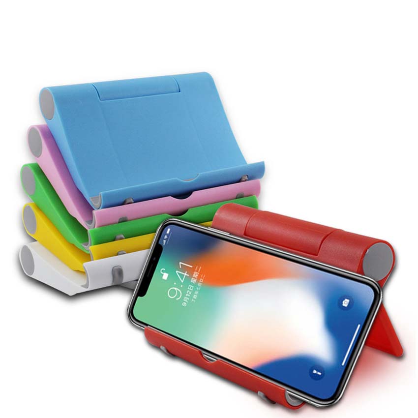 Wholesale Plastic Mobile Phone Stand Folding Desktop Cell Phone Holder Table Stand detail
