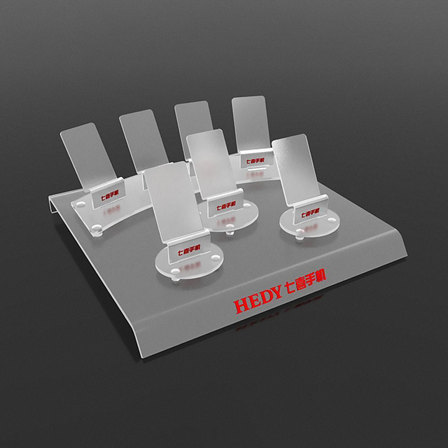 Premium Transparent Acrylic Phone Holder Stand Customizable Supplier Holder Adjustable Foldable Design Bulk Wholesale Plastic detail