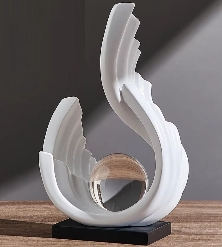 Modern Artistic Minimalist Resin Ornaments Bookshelves TV Cabinets Office Desktop Decoration Interior Art Design Sculpture Craft product view