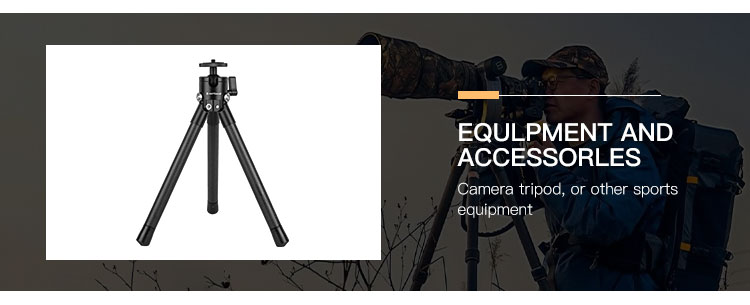 Aluminum Alloy Handheld Desktop Multi-Function Magnetic Folding Tripod Phone Holder for Outdoor Sandbeach Desk Office detail