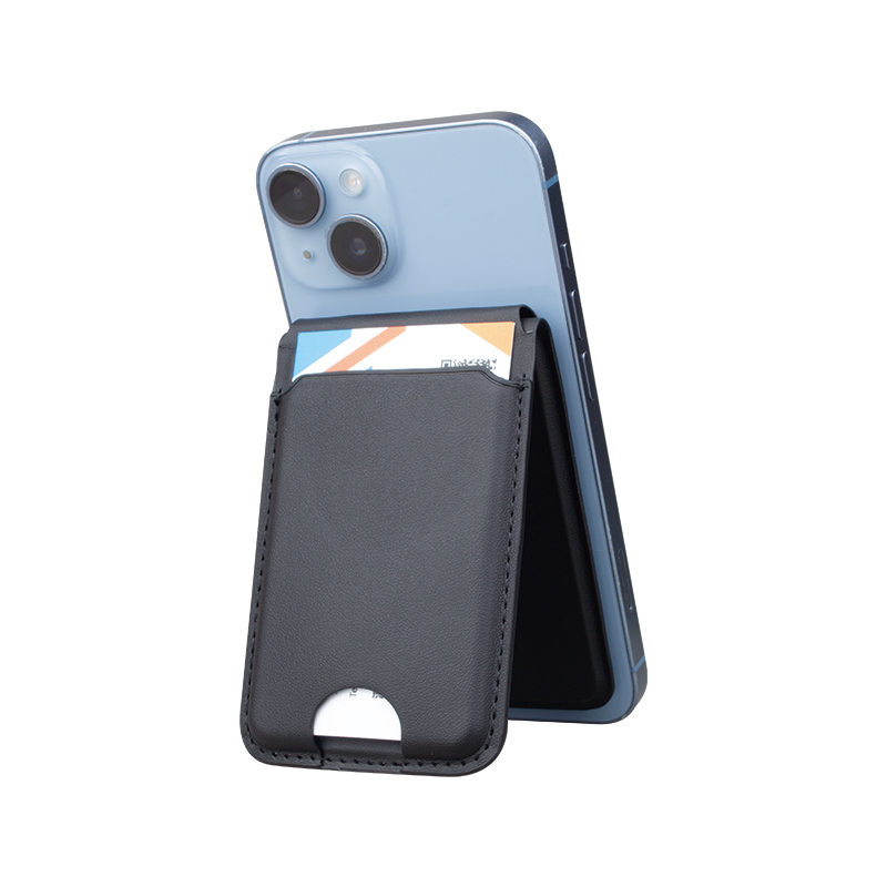 Multifunctional Magnetic 3-in-1 Wireless Charger Phone Stand with Back Card Slot Support Horizontal Vertical Viewing detail