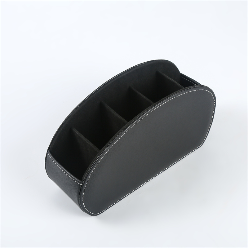 LG8175 5-Compartment PU Leather Multifunctional Office Organizer Pen Holder for Home Office School-Multi-Purpose Storage for product view