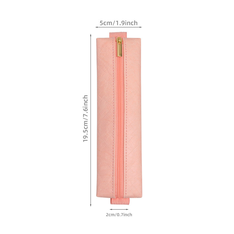 GF/OEM GFS-5132 Pencil Case Elastic Band Notebook Pen Holder Portable Dupont Paper Zipper Waterproof School Office Use 19.5x5cm product view