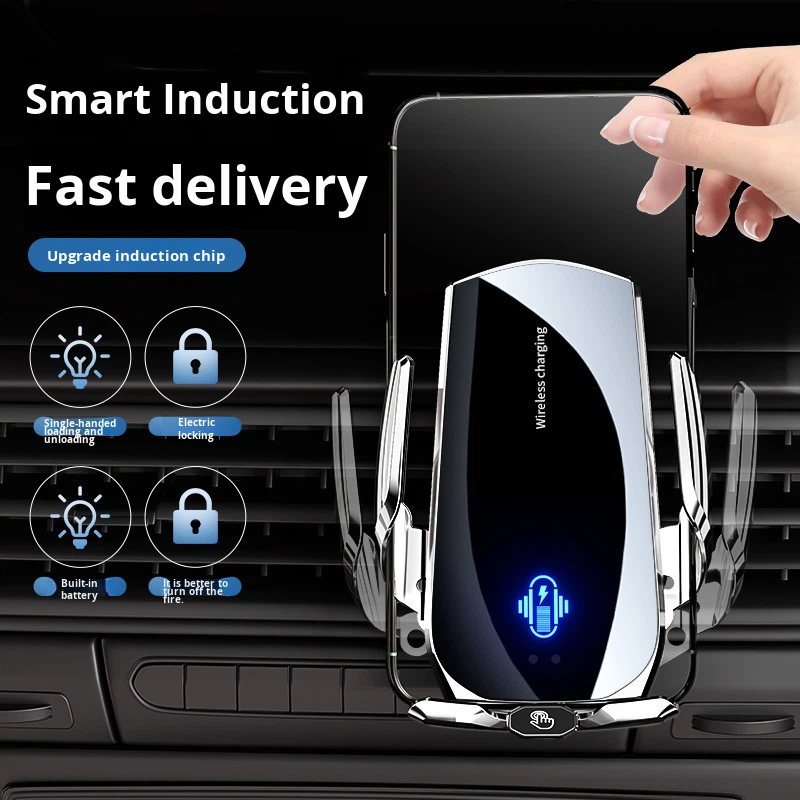 A2 Auto Clamping 15W Fast Wireless Charging Cell Phone Charging Stand & Holders for Car Use product view