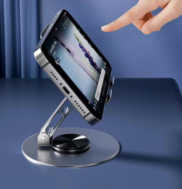 Portable Mobile Phone Holders Tablet Stand for Phone, Angle Height Adjustable Phone Stand, Foldable Cell Phone Stand for Desk detail