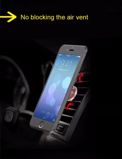 Strong Magnetic Flexible 360 Degree Rotating Adjustable Height Car Phone Holder for All Smartphones detail