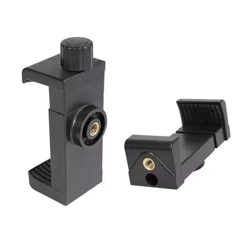 Single-hole Phone Holder | E-shaped Clip | 360° Rotating Phone Stand | Horizontal & Vertical Shooting Clip | Live Streaming Sta product view