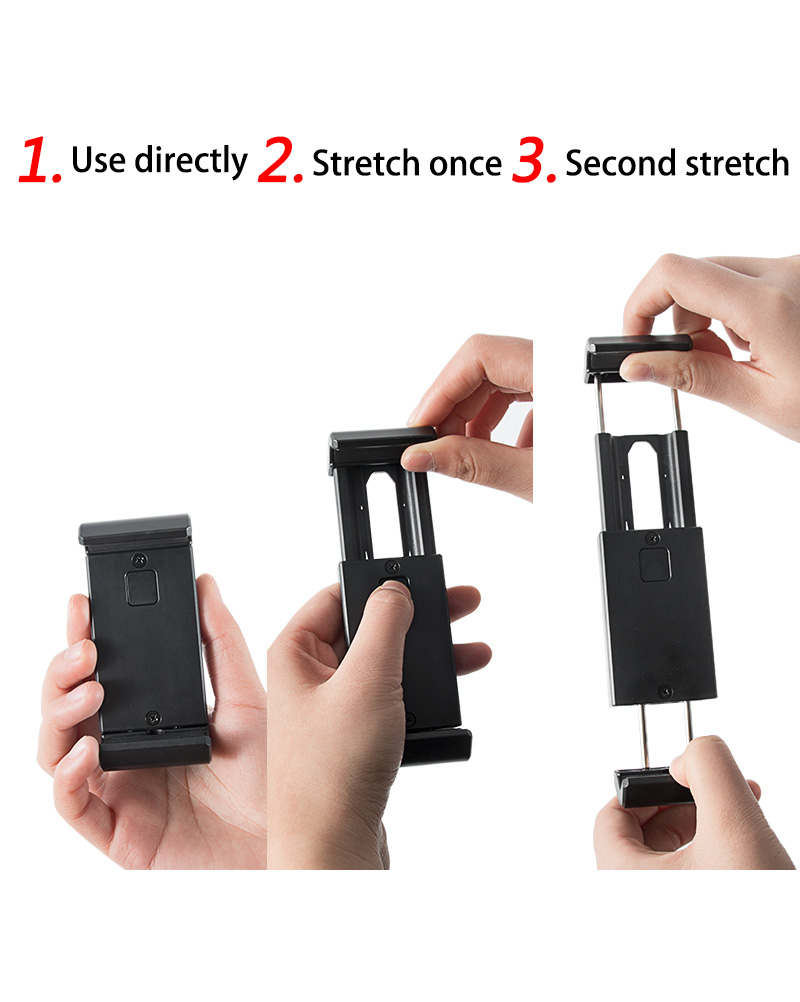 BEXIN Best-selling Plastic Phone Clip With Expandable Phone Clip Stand, Suitable for Mobile Live Streaming Stand detail