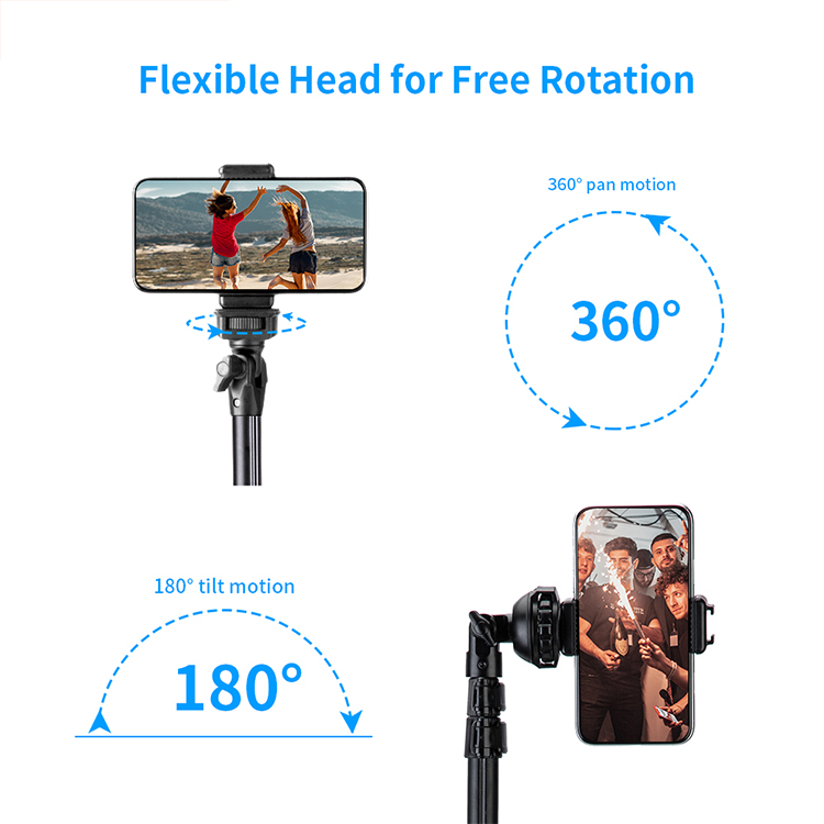 Digital 360 Rotating Horizontal Stabilizer Dslr 2m Video Holder 3110 Mobile Stand Professional Camera Selfie Tripod product view