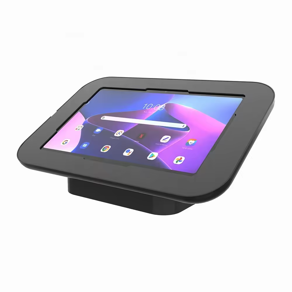 Metal Universal iPad 10/11 Inch Tablet Wall Mount Samsung Lenovo Counter Stand for Exhibition Stores Anti-Theft Counter Holder product view