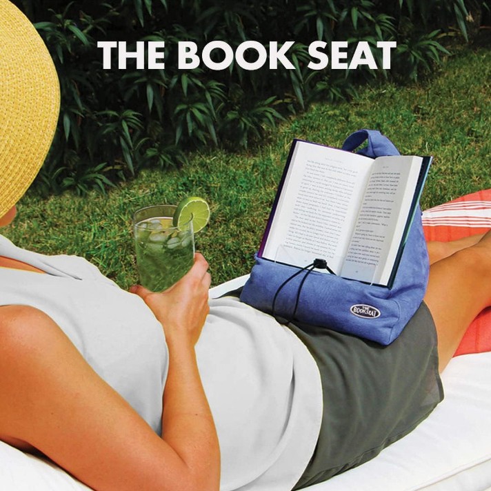 Triangle Portable Functional Pillow for Reading Custom Logo Phone Stand for Booklovers Tablet Ipad Holder Reading Pillow product view
