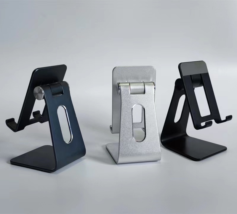 IKATAK Aluminum Alloy Portable Folding Desk Phone Stand with Customizable Logo Gift Box for 4-10 Inch Mobile Phones & Tablets product view