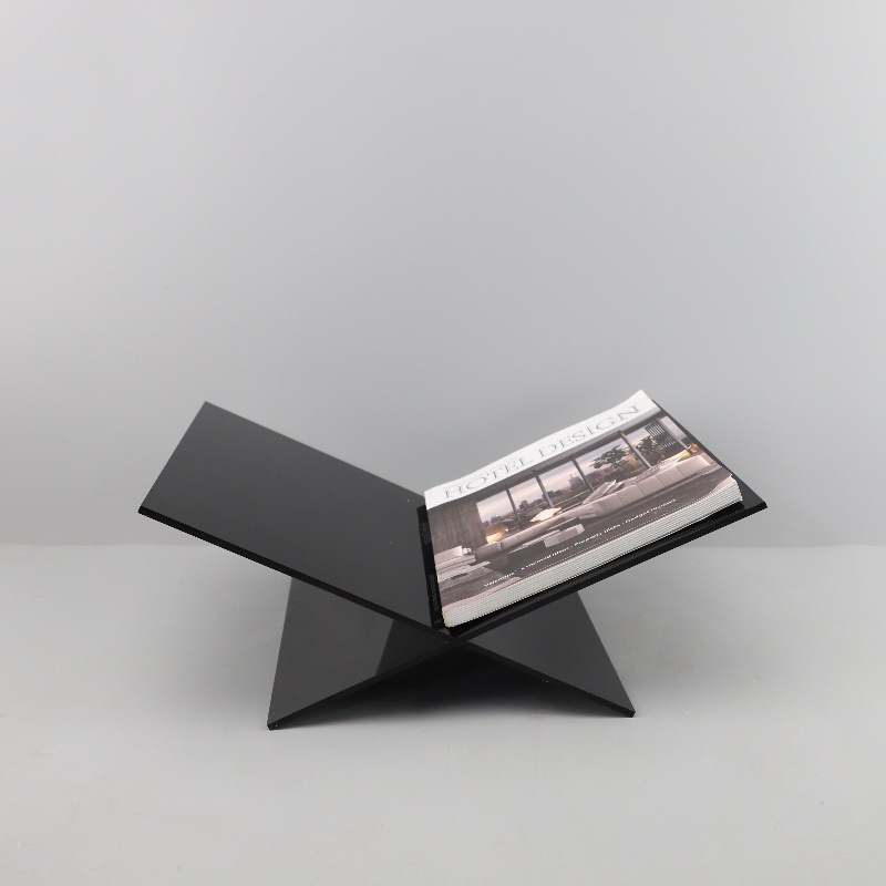 Acrylic Reading Bookshelf Photo Album Book Display Rack Living Room Coffee Table Multifunctional Desktop Decoration