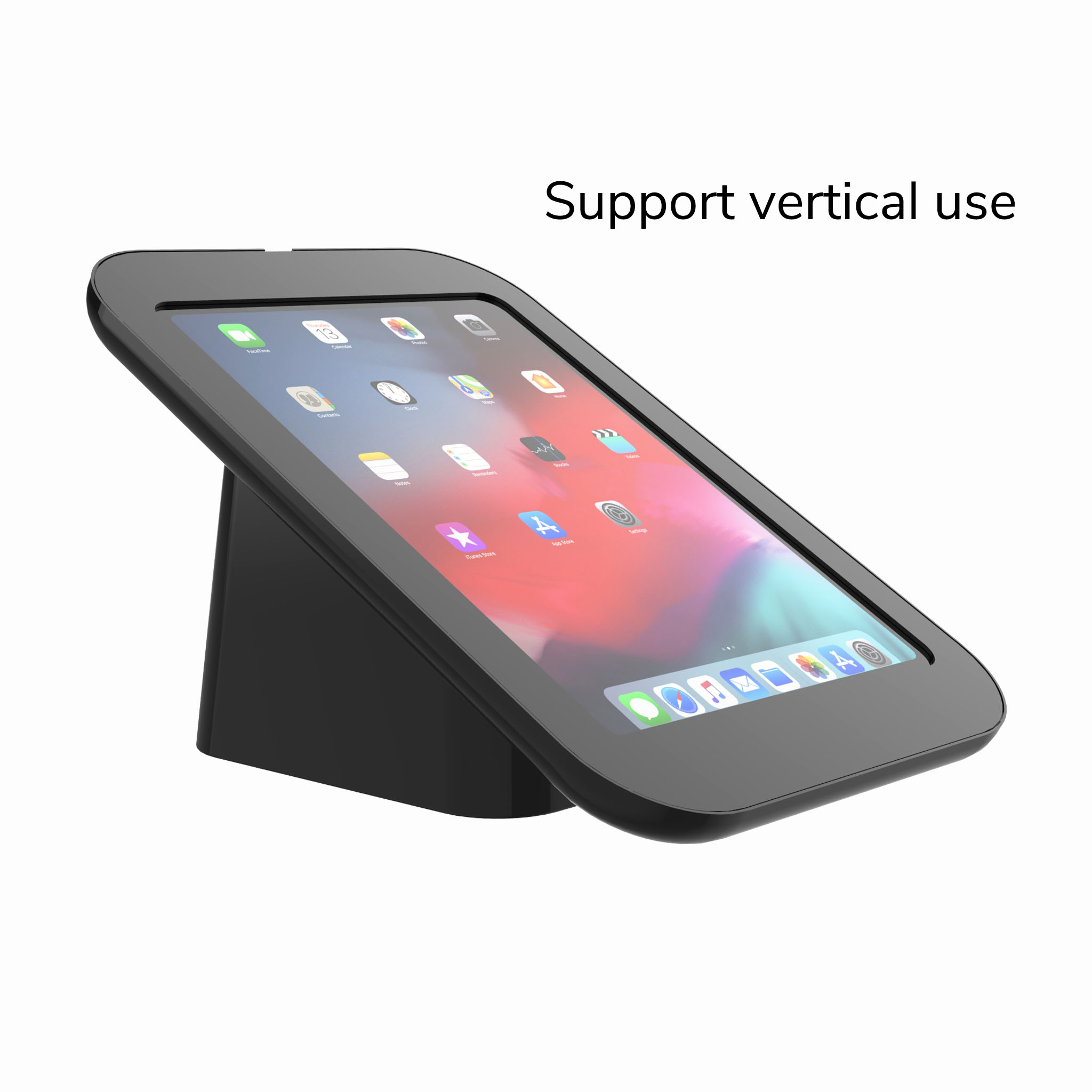 Metal Universal iPad 10/11 Inch Tablet Wall Mount Samsung Lenovo Counter Stand for Exhibition Stores Anti-Theft Counter Holder product view