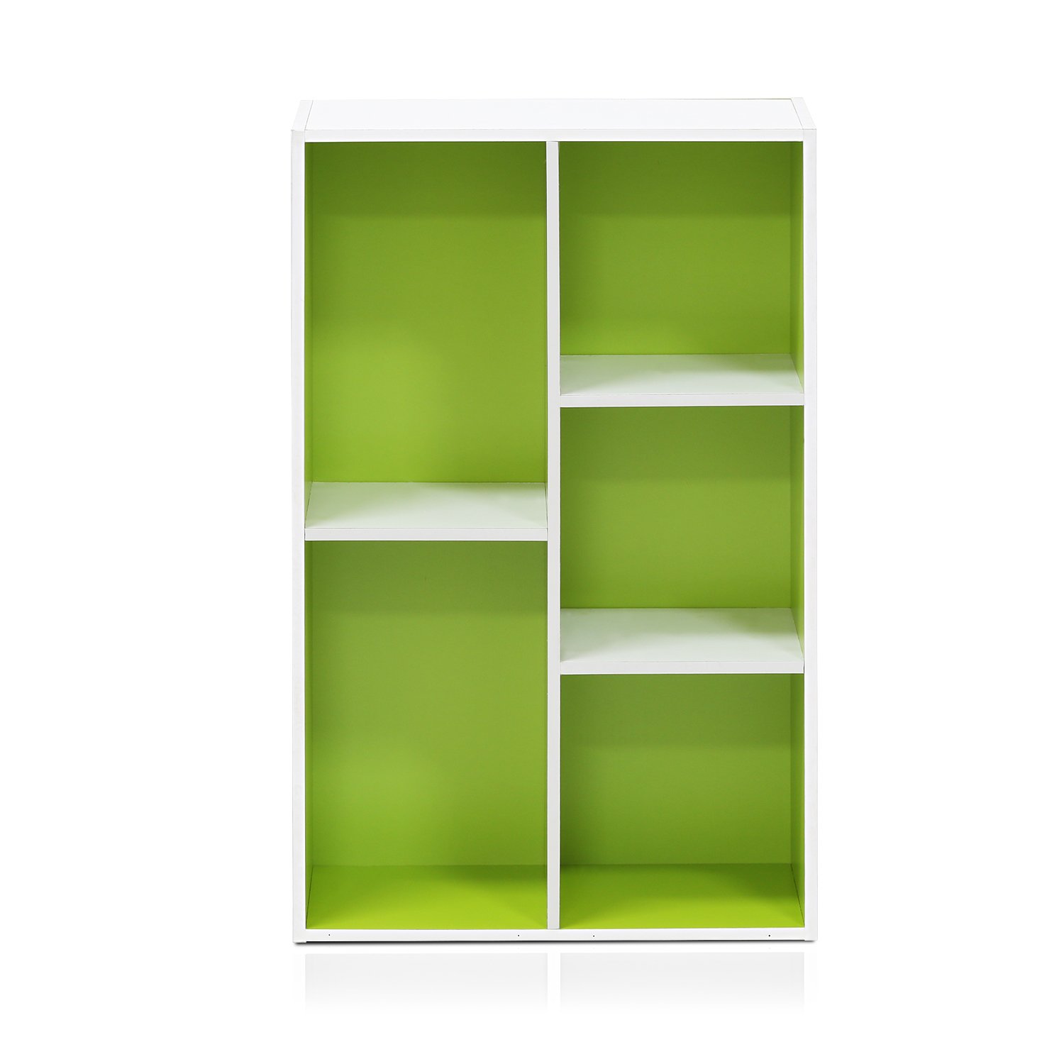 Multi-Purpose Modern Wooden Bookcase Storage 5-Tier Desktop Shelf for Living Room & Bedroom detail