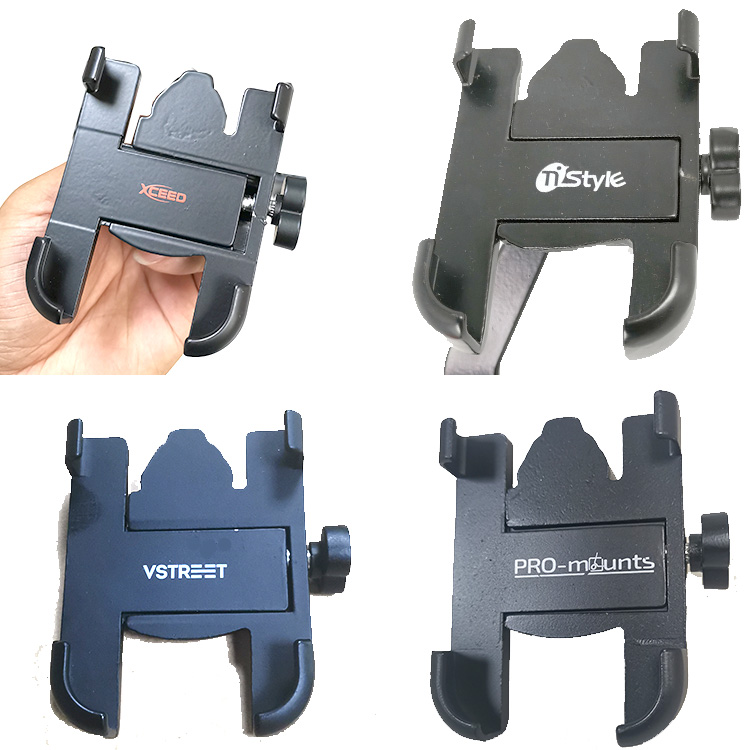 Aluminum Bike/Motorcycle Phone Mount Holder 360 Adjustable Flexible Handlebar Fix Universal Cell Phone Stand detail