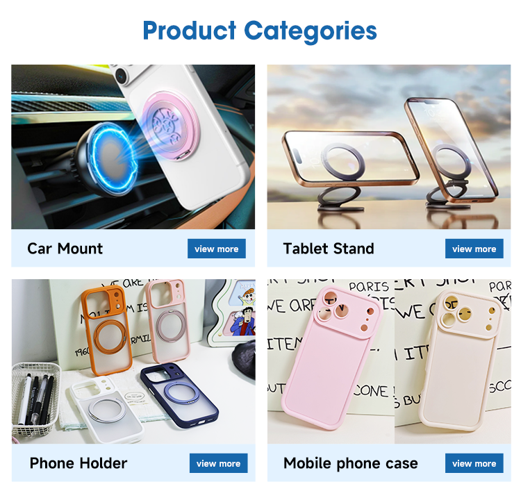 Custom X7 Portable Foldable Phone Kickstand, Aluminum+PC Adhesive Ring Holder, 360° Rotation Universal Desk & Hand Grip Stand detail