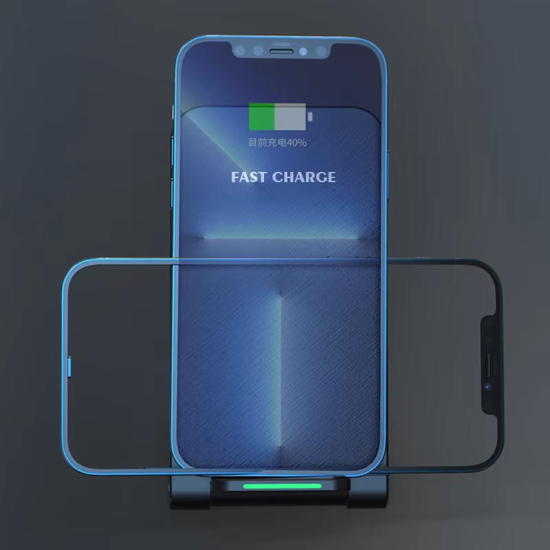 15W Foldable Fast Wireless Charger Stand New Desktop Phone Holder with 15W Fast Charging product view