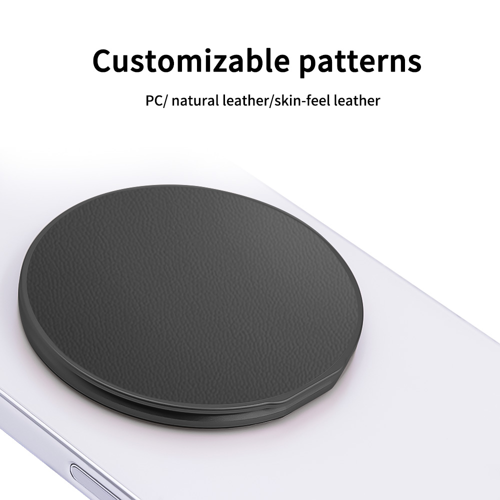 Portable Magnetic Phone Grip Stand Foldable Metal Kickstand Ring Holder in Stock Wholesale OEM product view