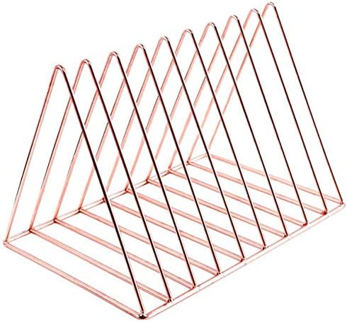 Hot Sale Creative Iron Art Bookstand Scandinavian Simple Office Small Bookshelf Desktop Storage Student Table Simple Bookshelf
