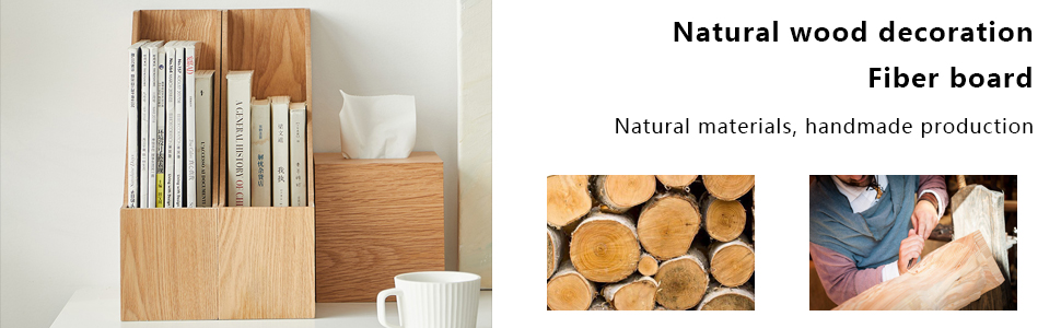 Natural Wooden Bookshelf Home Office Sturdy High-Capacity Storage Shelf Durable Modern Design Tabletop Mount 1-Tier detail