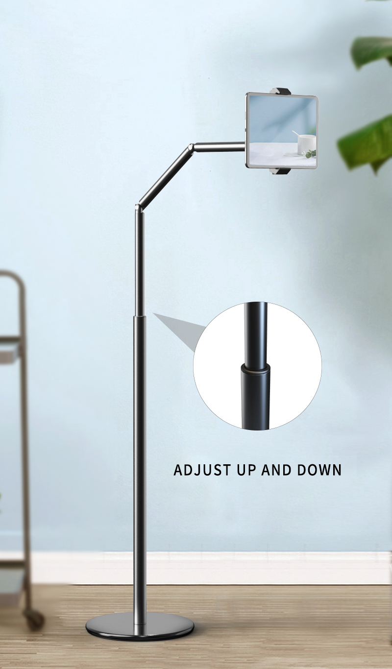Adjustable Aluminum Telescopic Rod Lazy Holder Universal Support for iPad & Mobile Phone detail